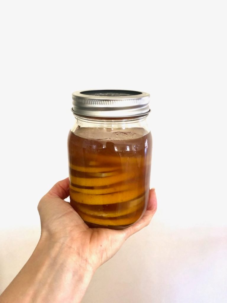 Ginger, lemon and honey tonic